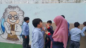 مصرف وارنیش فلورائد - آلبوم تصاویر مدرسه هوشمند دیباگران