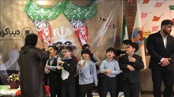 برگزاری مراسم گرامیداشت یوم الله 22 بهمن و تجلیل ا -  آلبوم تصاویر مدرسه هوشمند دیباگران