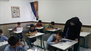 برگزاری امتحانات -  آلبوم تصاویر مدرسه هوشمند دیباگران
